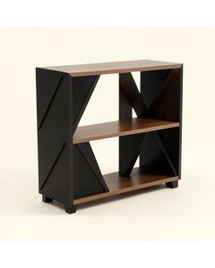 Flagstone 37.9 '' H X 31.5 '' W Geometric Bookcase (synthetic illustration; no displayed measurements)