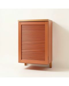 Bay Edge Wall-Mounted Laundry Cabinet - Terracotta (synthetic illustration; no displayed measurements)