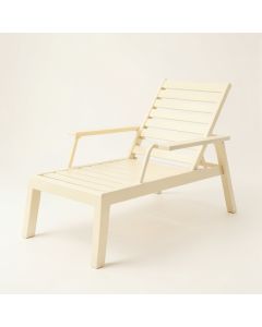 Meadow Bluff Outdoor Lounge Chair - Cream (synthetic illustration; no displayed measurements)