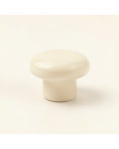 Linden Arc Cabinet Knob Without Packaging - Cream (synthetic illustration; no displayed measurements)