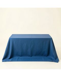 Vale Crossing Flat Bed Sheet - Blue (synthetic illustration; no displayed measurements)