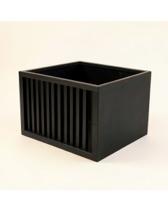 Harbor Brook Empty Furniture-Style Litter Enclosure - Black (synthetic illustration; no displayed measurements)