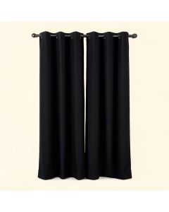 Hanceville Double Layer Solid Color Max Blackout Thermal Grommet Single Curtain Panel (synthetic illustration; no displayed measurements)