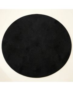 Shore Bridge Round Area Rug - Black (synthetic illustration; no displayed measurements)