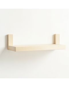 Fern Bridge Wall-Mounted Shelf - Ivory (synthetic illustration; no displayed measurements)