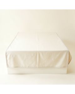 Aspen Crossing Flat Bed Sheet - Ivory (synthetic illustration; no displayed measurements)