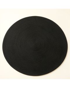 Briar Crossing Round Area Rug - Black (synthetic illustration; no displayed measurements)