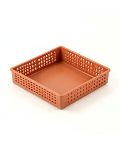 Vale Crossing Empty Under-Desk Cable Tray - Terracotta (synthetic illustration; no displayed measurements)