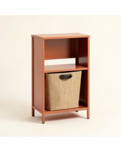 Slate Crossing Freestanding Pull-Out Hamper Cabinet - Terracotta (synthetic illustration; no displayed measurements)