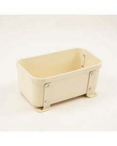 Wren Dale Empty Railing Planter With Integral Brackets - Ivory (synthetic illustration; no displayed measurements)