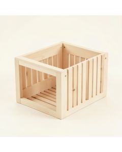 Hill Bend Empty Furniture-Style Litter Enclosure - Ivory (synthetic illustration; no displayed measurements)