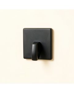 Juniper Branch Wall-Mounted Robe Hook - Black (synthetic illustration; no displayed measurements)