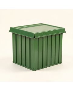 Juniper Canyon Closed Outdoor Storage Box - Green (synthetic illustration; no displayed measurements)