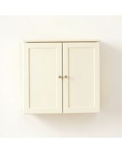 Moss Bluff Wall-Mounted Entry Cabinet - Cream (synthetic illustration; no displayed measurements)
