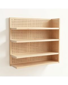 Cove Bend Empty Wall-Mounted Tool Organizer Panel - Beige (synthetic illustration; no displayed measurements)
