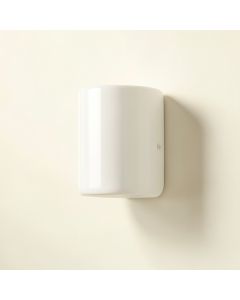 Dawn Branch Wall Sconce Mounted On A Plain Wall - White (synthetic illustration; no displayed measurements)