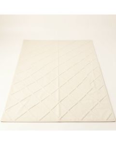 Olive Branch Rectangular Area Rug - Ivory (synthetic illustration; no displayed measurements)