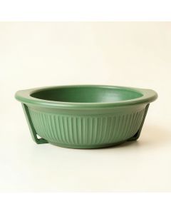 Meadow Bridge Empty Railing Planter With Integral Brackets - Green (synthetic illustration; no displayed measurements)