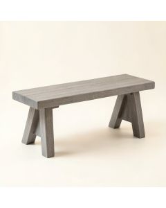 Maple Canyon Indoor Bench - Gray (synthetic illustration; no displayed measurements)