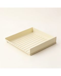 Willow Bridge Empty Under-Desk Cable Tray - Cream (synthetic illustration; no displayed measurements)