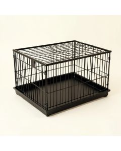 Brook Bluff Empty Furniture-Style Pet Crate - Black (synthetic illustration; no displayed measurements)