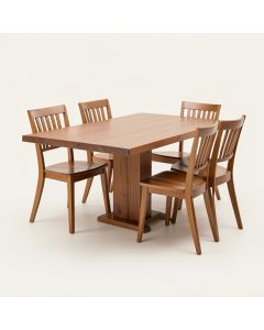 Kisner 5 - Piece Drop Leaf Dining Set (synthetic illustration; no displayed measurements)