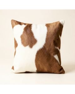 Iva Cow Hide Print Throw Pillow (synthetic illustration; no displayed measurements)