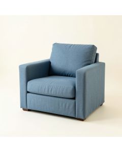 Laurel Edge Upholstered Armchair - Blue (synthetic illustration; no displayed measurements)