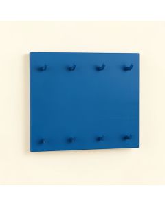 Birch Bend Empty Wall-Mounted Tool Organizer Panel - Blue (synthetic illustration; no displayed measurements)