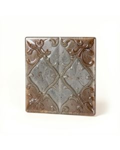 6 '' X 6 '' Glass Decorative Accent Tile In Gray/Brown (synthetic illustration; no displayed measurements)