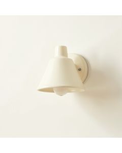 Juniper Brook Wall Sconce Mounted On A Plain Wall - Cream (synthetic illustration; no displayed measurements)