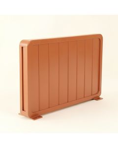 Ridge Canyon Narrow Outdoor Storage Bench - Terracotta (synthetic illustration; no displayed measurements)