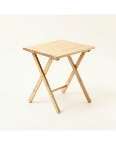 Sage Bend Compact Balcony Table - Ivory (synthetic illustration; no displayed measurements)