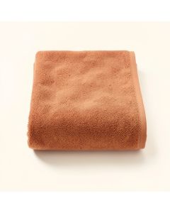 Field Bluff Bath Towel - Terracotta (synthetic illustration; no displayed measurements)