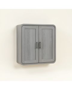 Glen Bridge Wall-Mounted Entry Cabinet - Gray (synthetic illustration; no displayed measurements)