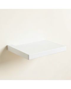 Stone Bluff Wall-Mounted Cat Perch - White (synthetic illustration; no displayed measurements)