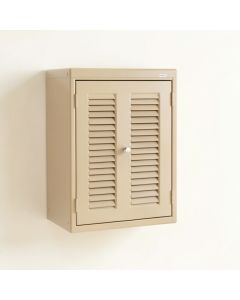 Oak Bend Wall-Mounted Laundry Cabinet - Beige (synthetic illustration; no displayed measurements)