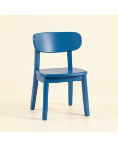 Fern Bend Small Chair - Blue (synthetic illustration; no displayed measurements)