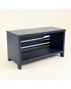 River Bridge Shoe Storage Bench - Navy (synthetic illustration; no displayed measurements)