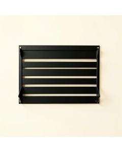 Field Branch Empty Wall-Mounted Tool Organizer Panel - Black (synthetic illustration; no displayed measurements)