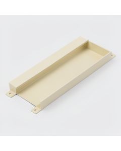 Aspen Canyon Empty Under-Desk Cable Tray - Ivory (synthetic illustration; no displayed measurements)