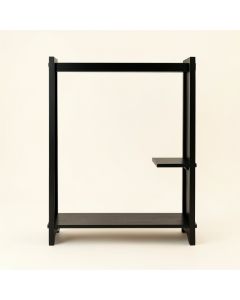 Juniper Branch Empty Garment Rack - Black (synthetic illustration; no displayed measurements)