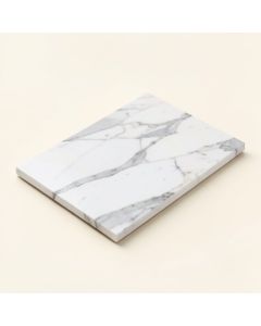 Calacatta Royal 24 '' X 24 '' Straight Edge Porcelain Singular Floor Use Tile (synthetic illustration; no displayed measurements)