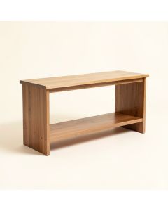 Corbin 35.2 '' Solid Wood Console Table (synthetic illustration; no displayed measurements)