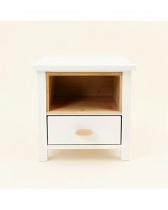 Aspen Branch Nightstand - White (synthetic illustration; no displayed measurements)