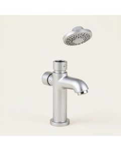 Shower Faucet With Rough-In Valve (synthetic illustration; no displayed measurements)