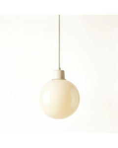 Wren Crest Pendant Light Suspended From One Plain Cable - Ivory (synthetic illustration; no displayed measurements)