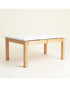 Slate Brook Empty Workshop Workbench - White (synthetic illustration; no displayed measurements)