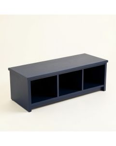 Cliff Bridge Shoe Storage Bench - Navy (synthetic illustration; no displayed measurements)