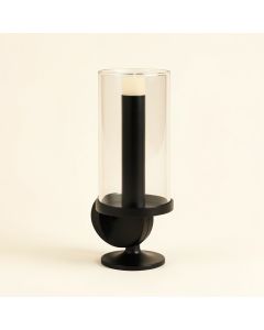 23.6 '' Tall Glass And Metal Wall Sconce Votive Holder (synthetic illustration; no displayed measurements)